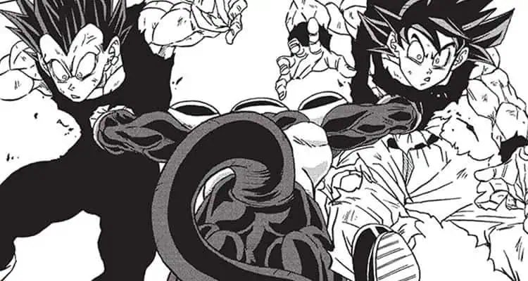 Black Frieza vs. Goku & Vegeta