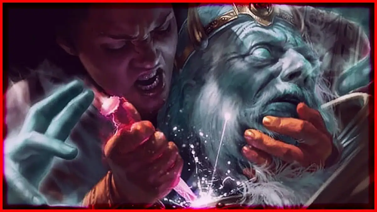 The Gathering card art evolution since 1994 Illustration of Magic: The Gathering card art change over time since 1994.