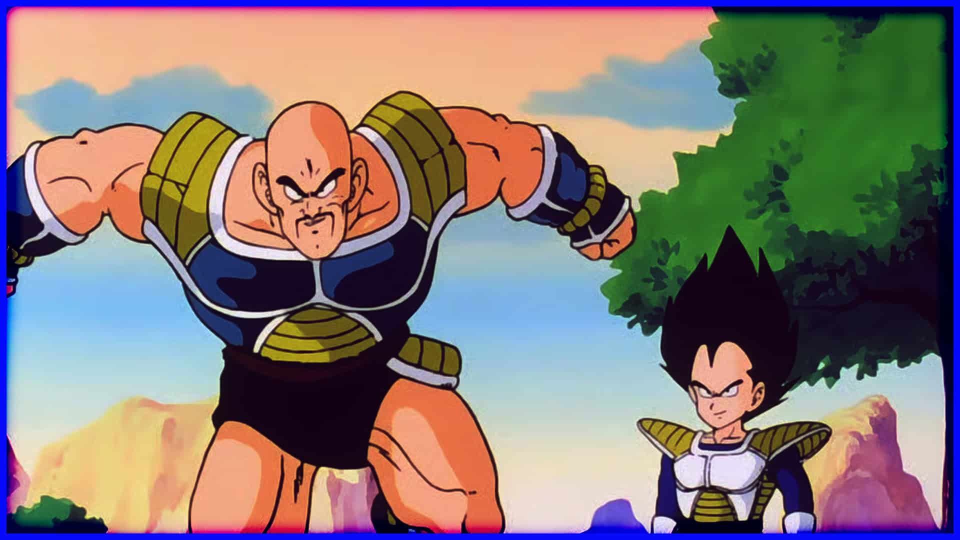 Majin Planet scene featuring powerful Dragon Ball Z characters Majin Buu and Vegeta.