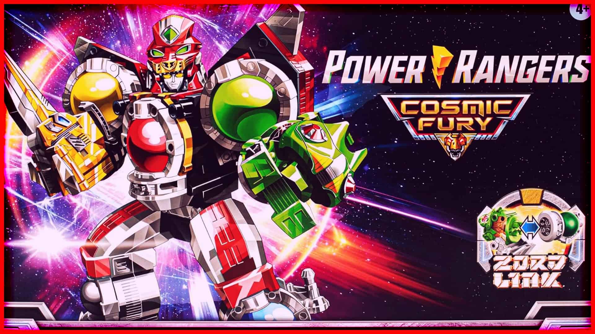 Detailed image of Power Rangers Cosmic Fury action figures and toys. Perfect for collectors and fans.