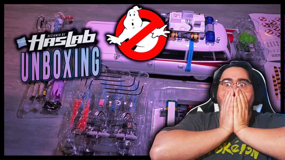 Unboxing the iconic Ghostbusters Ecto-1 toy with detailed accessories and features. Perfect for Ghos.