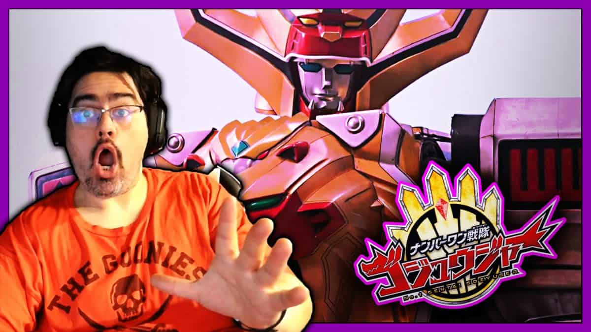Gao Is Back! Reaction to Gozyuger EP 12 featuring a giant robot and intense action scenes.