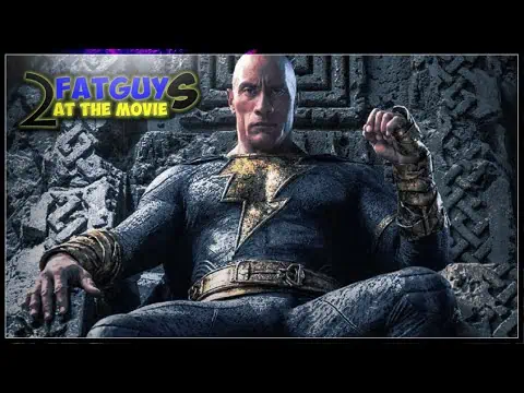 Black Adam sitting on throne, from The Rock Bottom - Black Adam 2022.