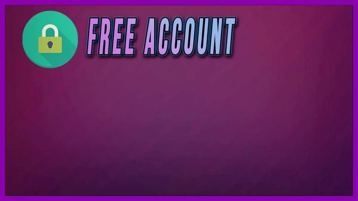 Free account offer for Majin Planet gaming platform with secure login icon.