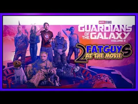 Official Guardians of the Galaxy Vol. 3 poster featuring the main characters and logo.