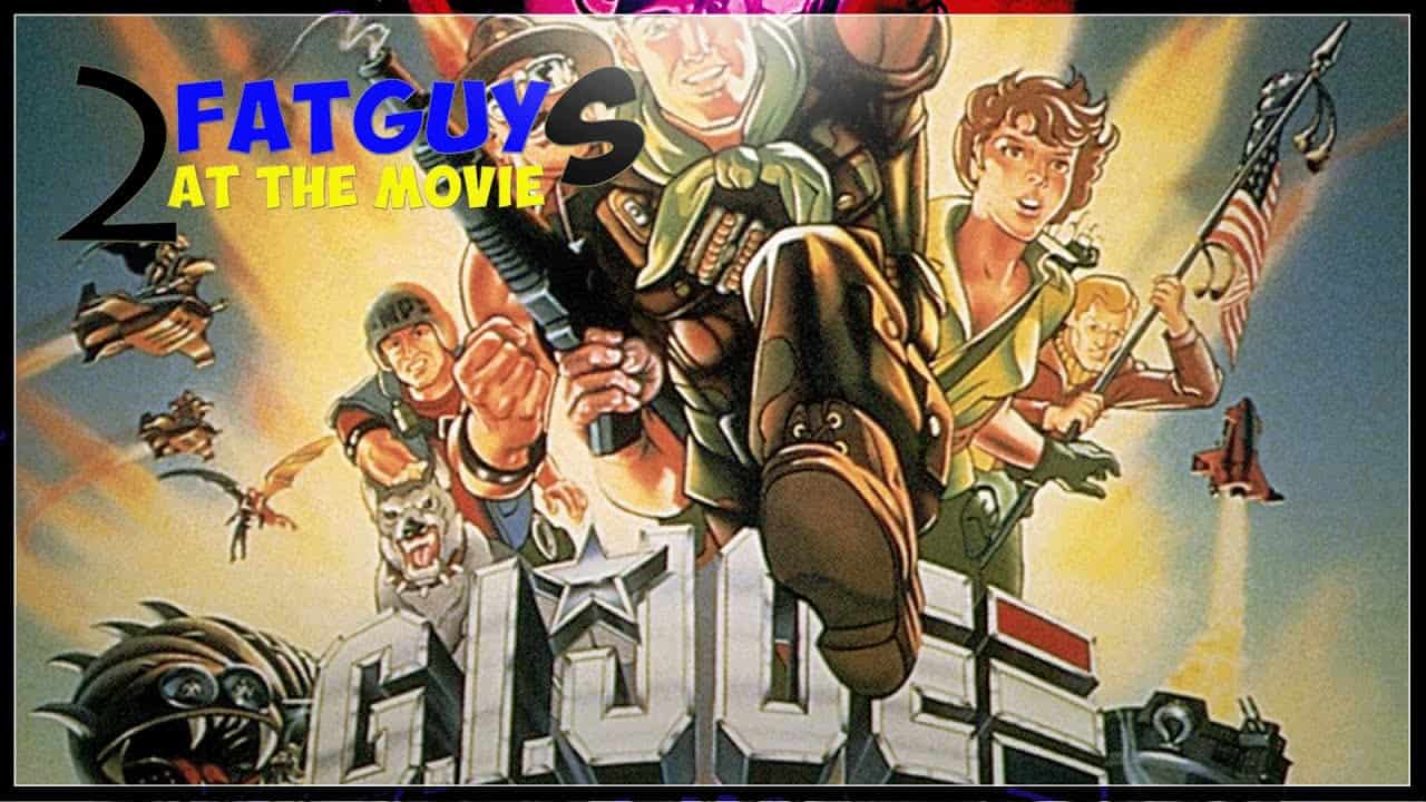 Colorful poster for Fat Guy at the Movie with action scenes and characters.