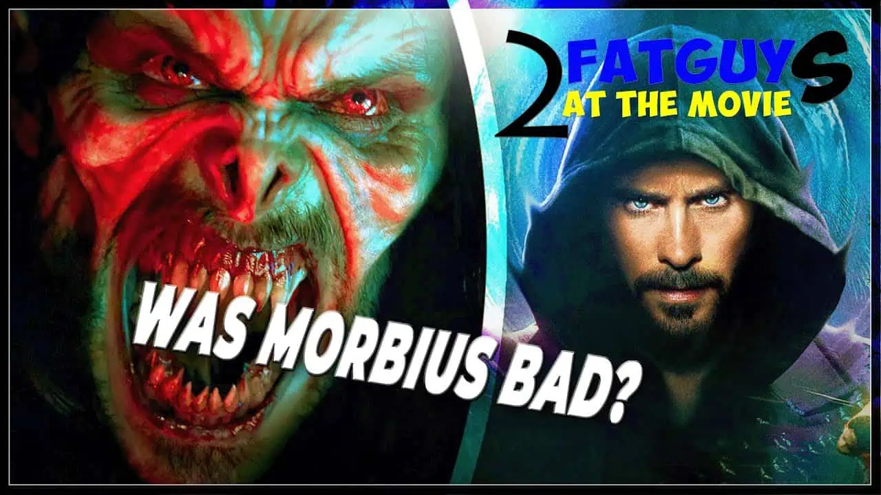 Movie poster for Fat Guy 2 featuring Morbius with a question about his character.