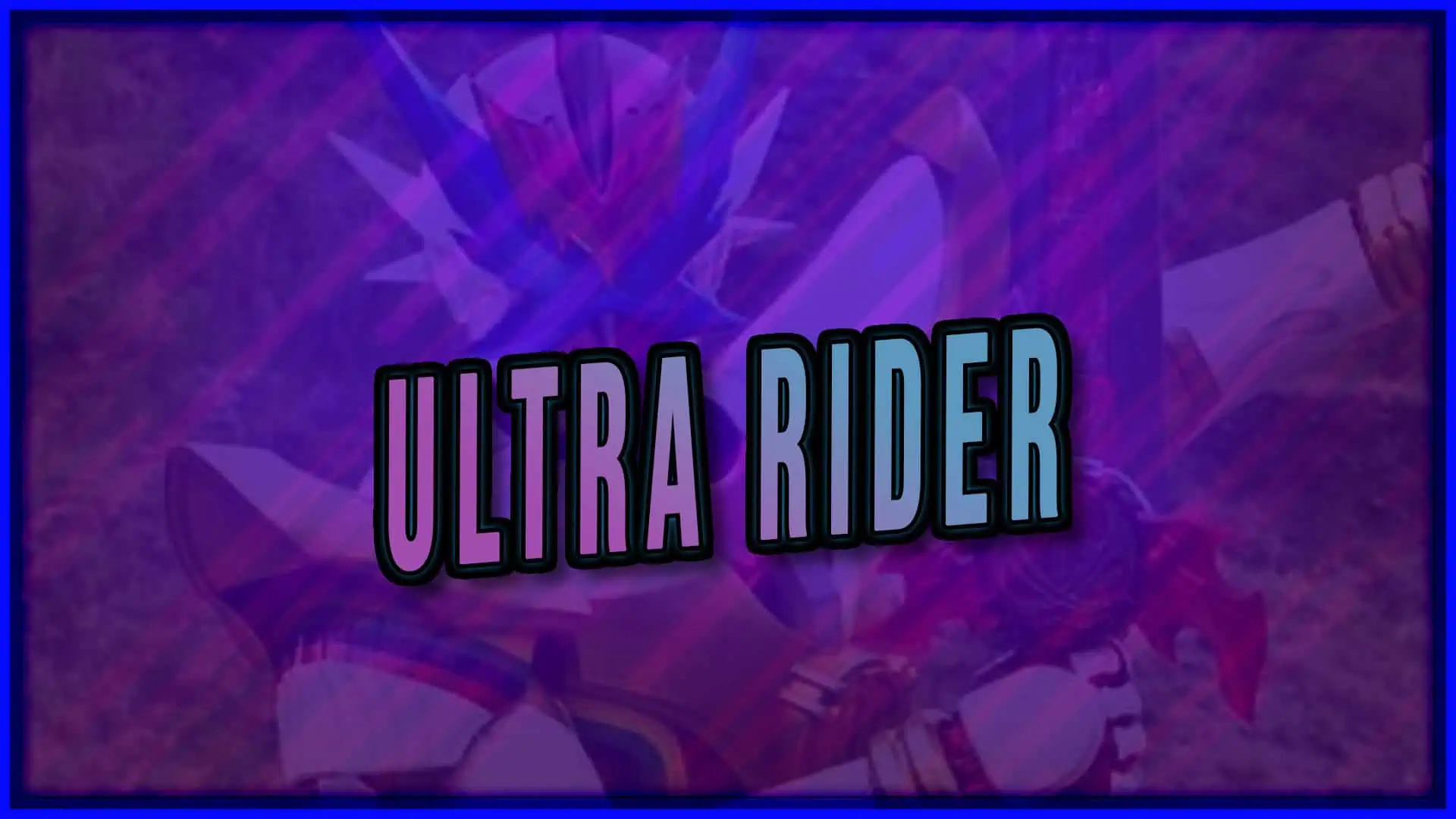 Dynamic image of Ultra Rider character from Majin Planet, showcasing vibrant colors and action pose.