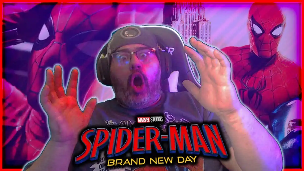Enthusiastic YouTuber reacting to Spider-Man: Brand New Day trailer.