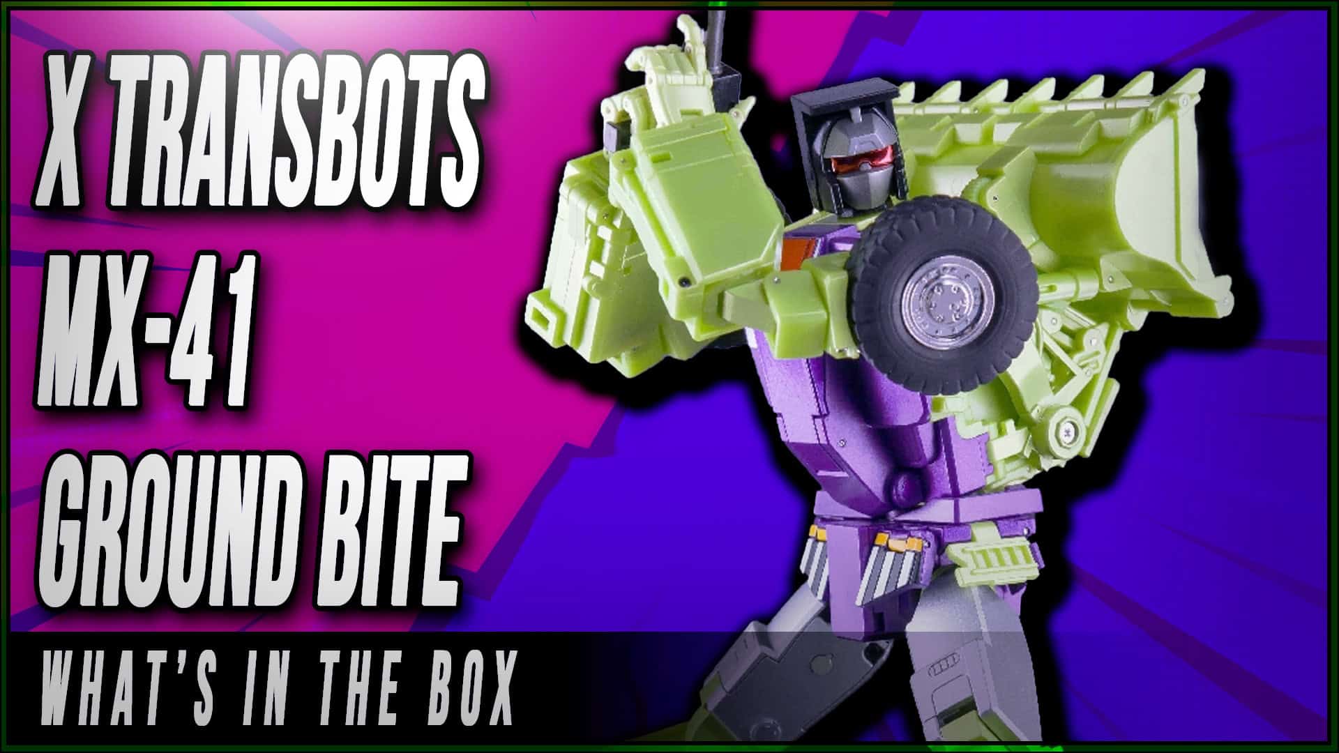 X-Transbots MX-41 Ground Bite – Unboxing Surprise!